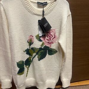 NNT Dolce & Gabbana Women's Ivory Knit Sweater luxury fashion dress